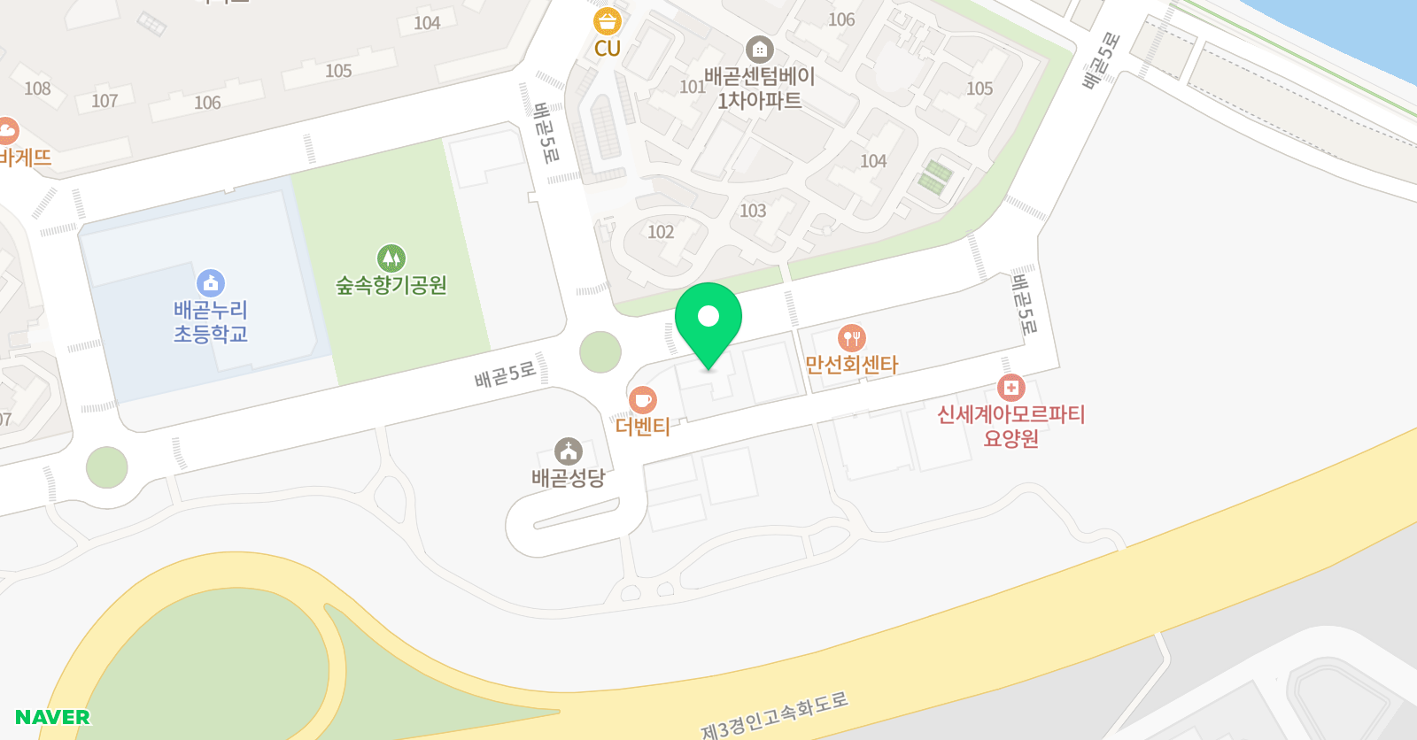 유니팝 배곧누리센터 위치
