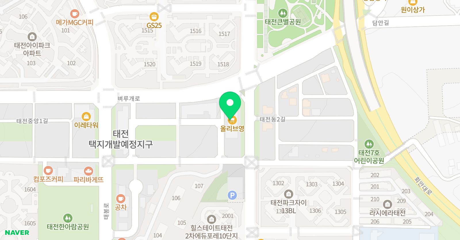 이룸비 영어수학학원 위치