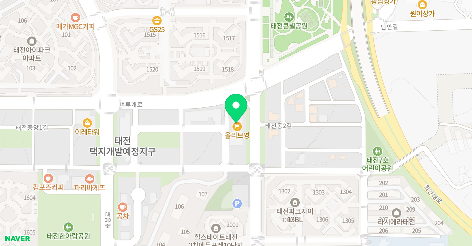 윤성해국어학원 위치