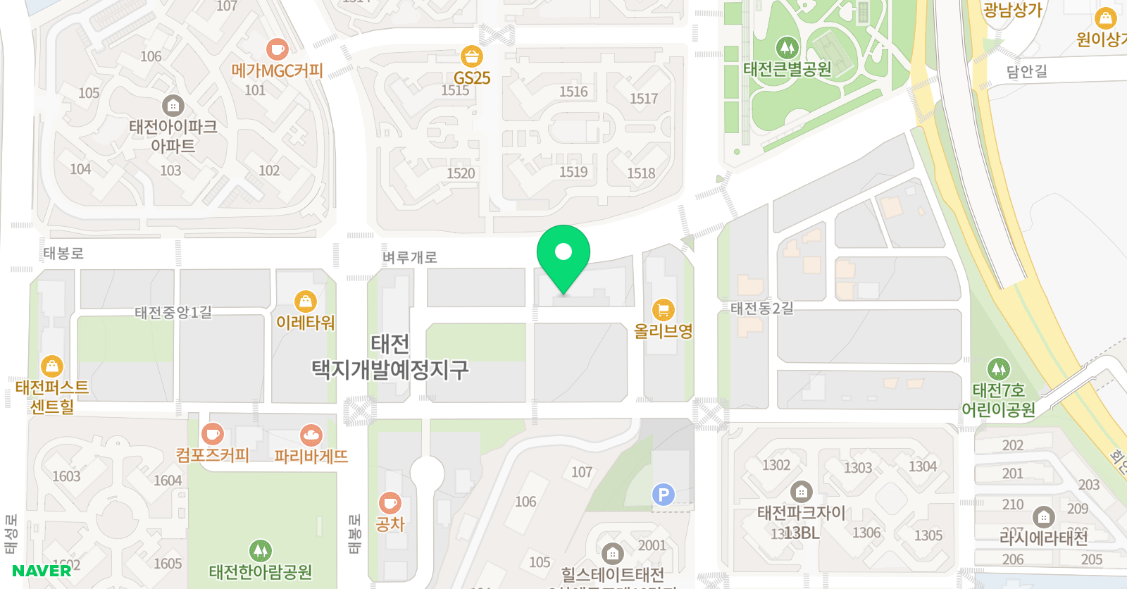 미래엔영어수학 광주태성점 위치