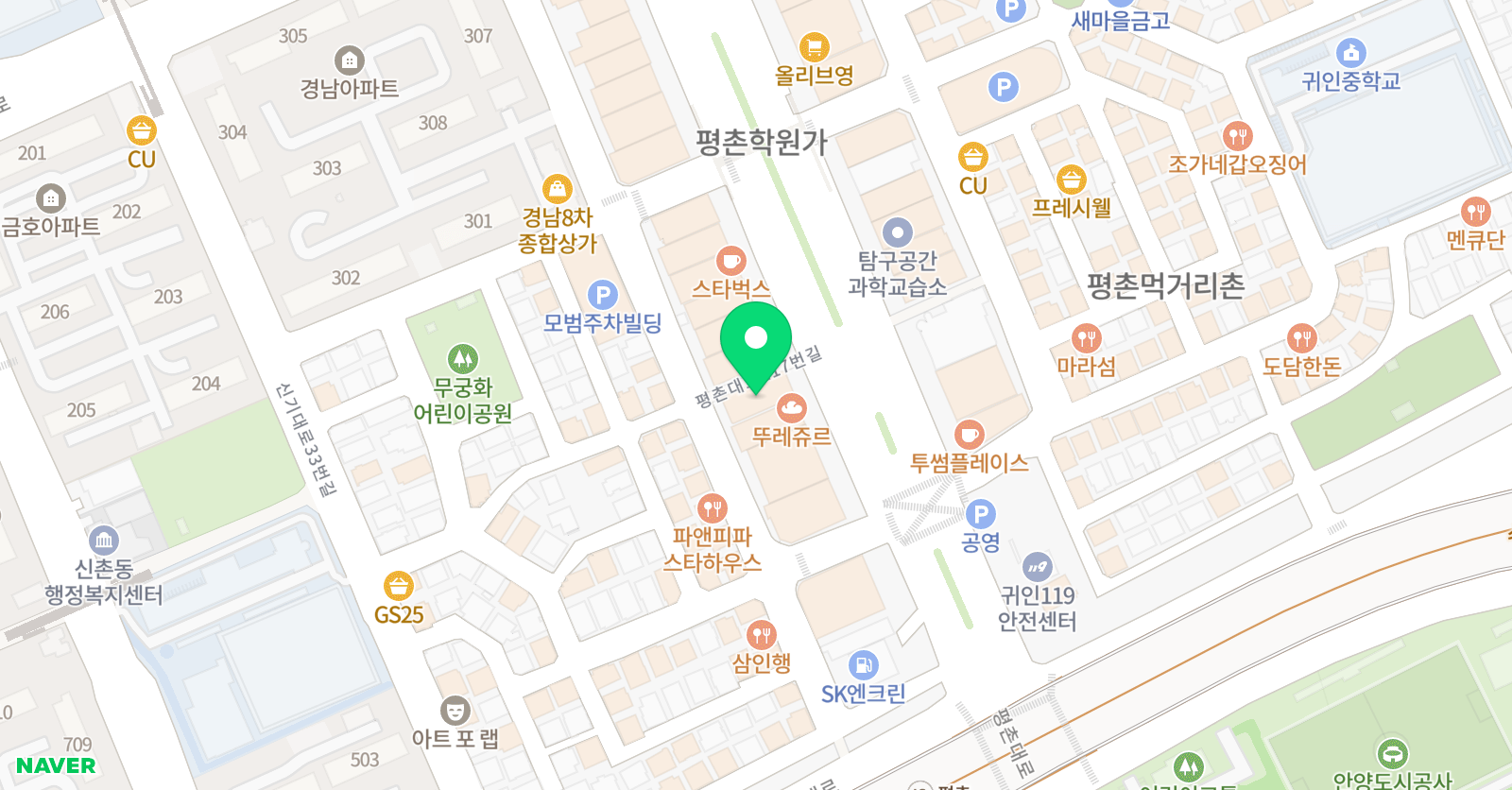 비담 수학 위치