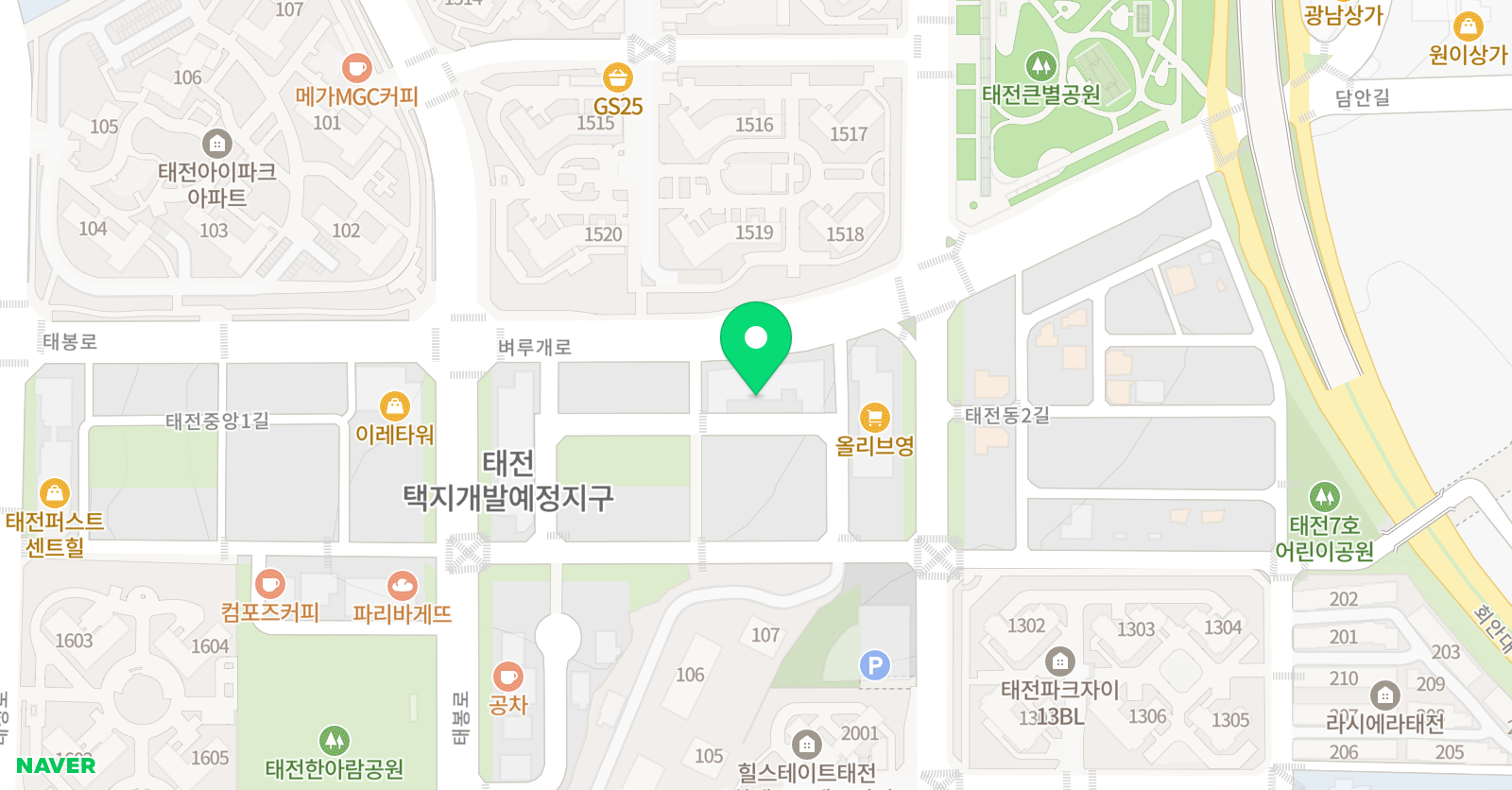플래뮤 태전교육원 위치