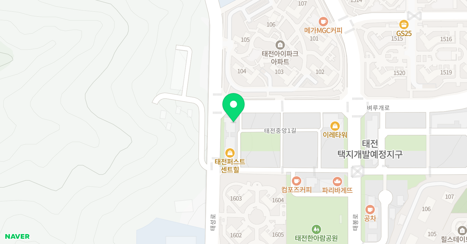 삼성 영어 수학여우 태성 학원 위치