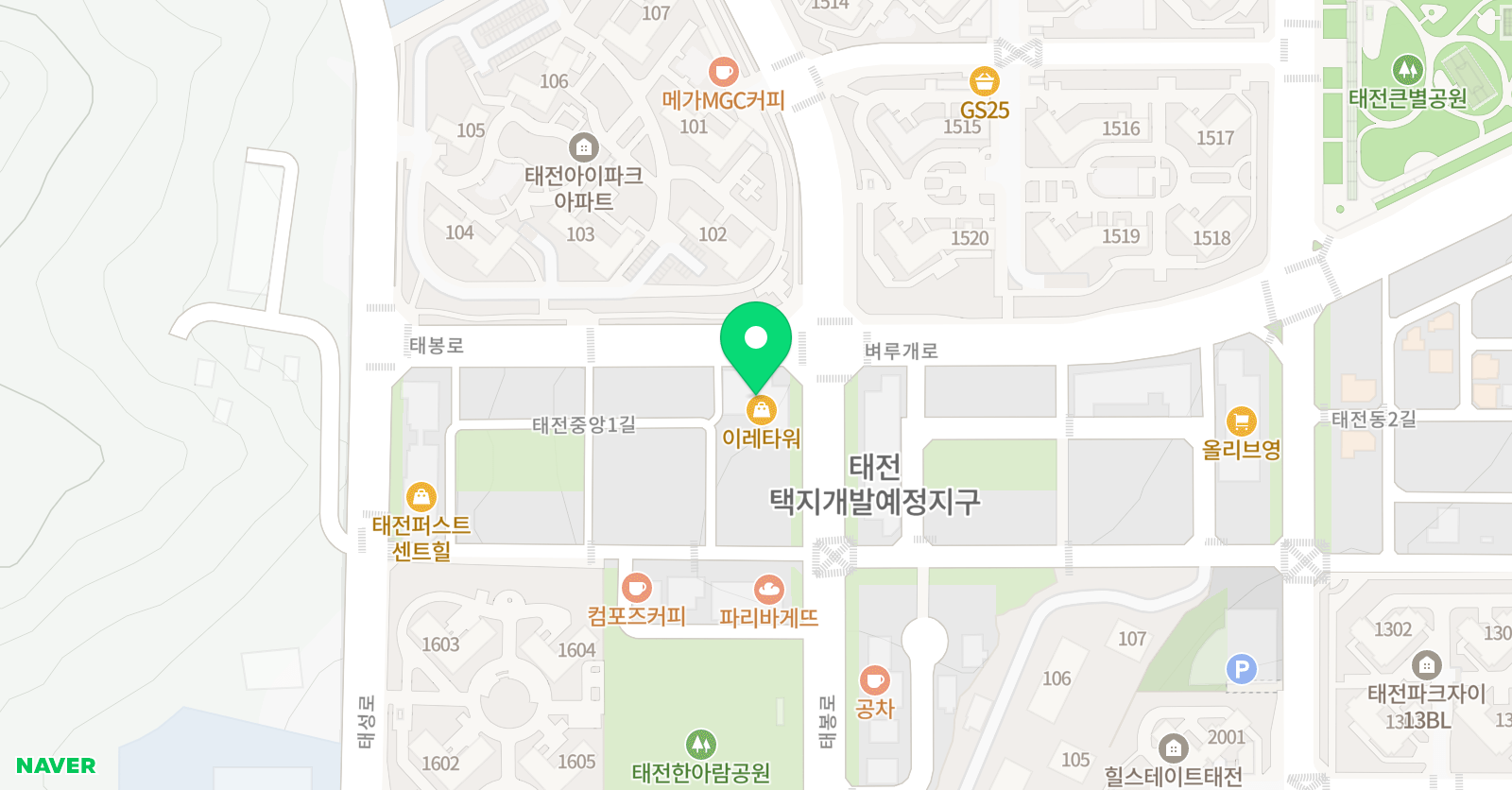어린음악대 어린화가들 태전원 위치