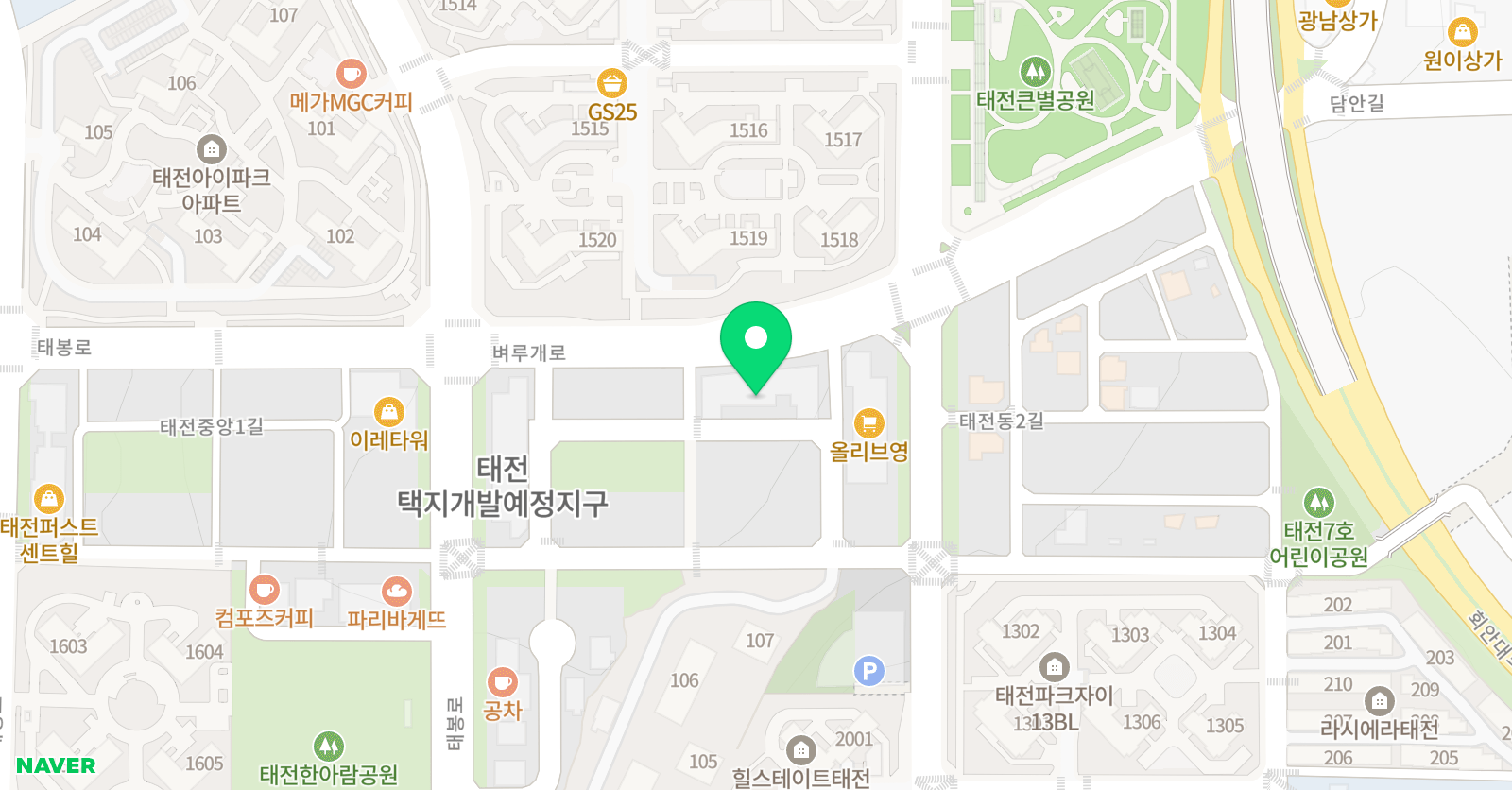키즈닥터 태전원 위치