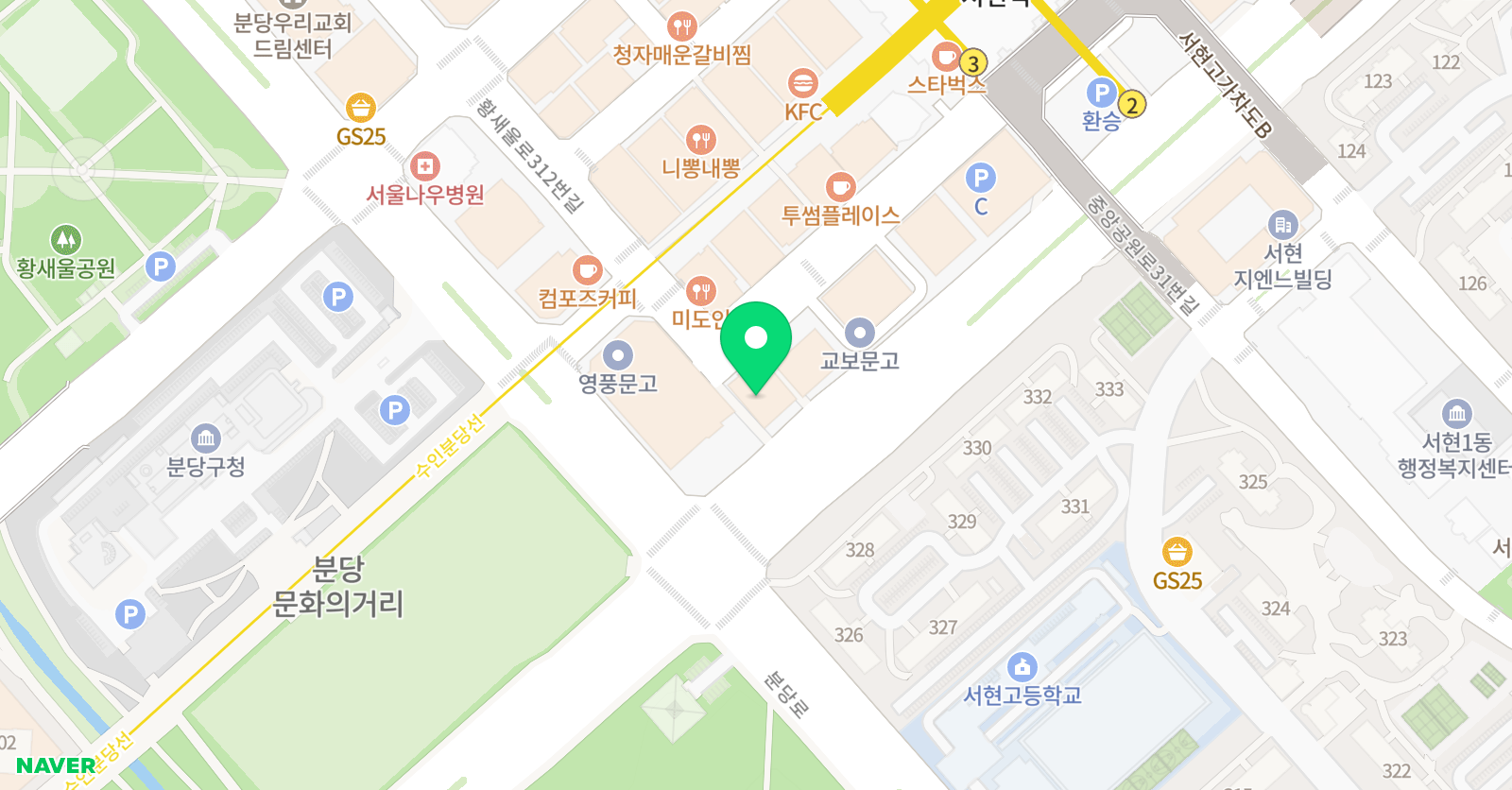 지엔엠 학원 위치