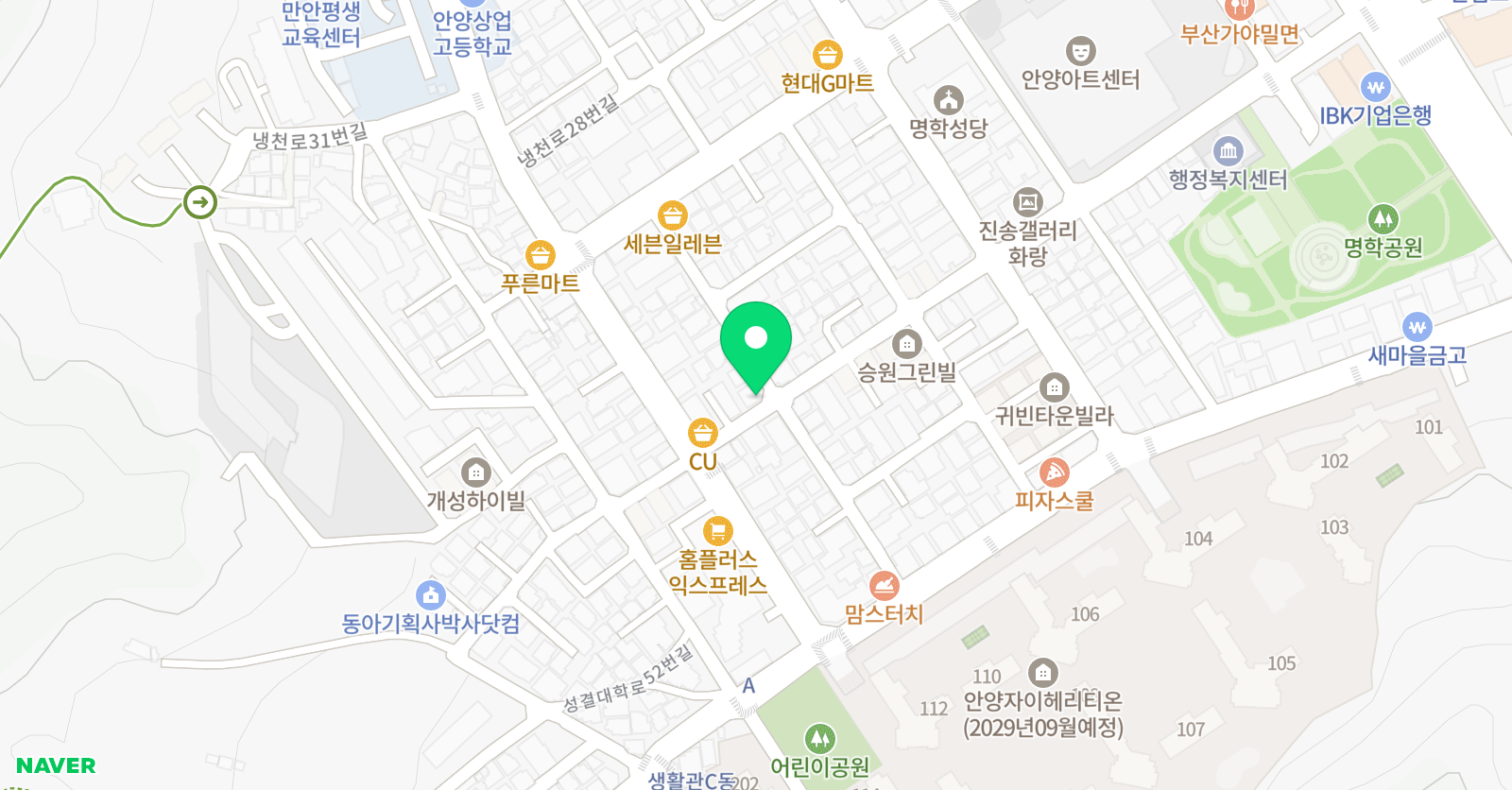 행복한 피아노음악교습소 위치