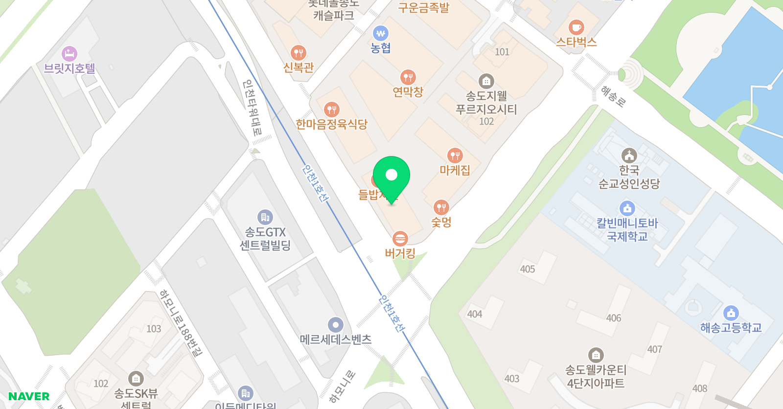 테누토뮤직클래스 음악교습소 위치