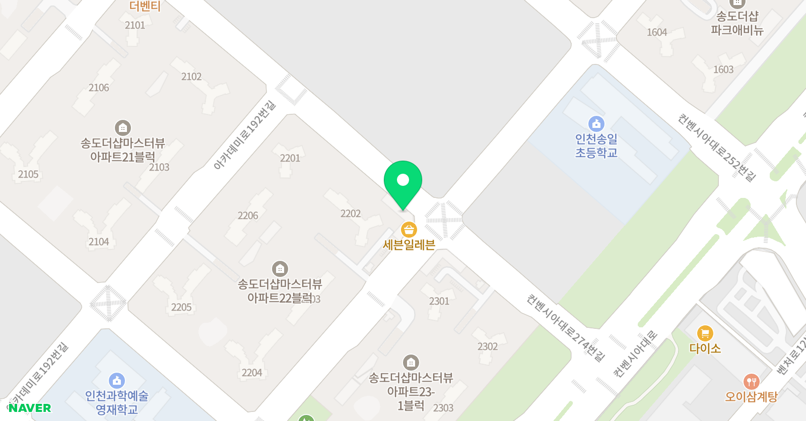 삼성 영어셀레나 마스터뷰 교습소 위치