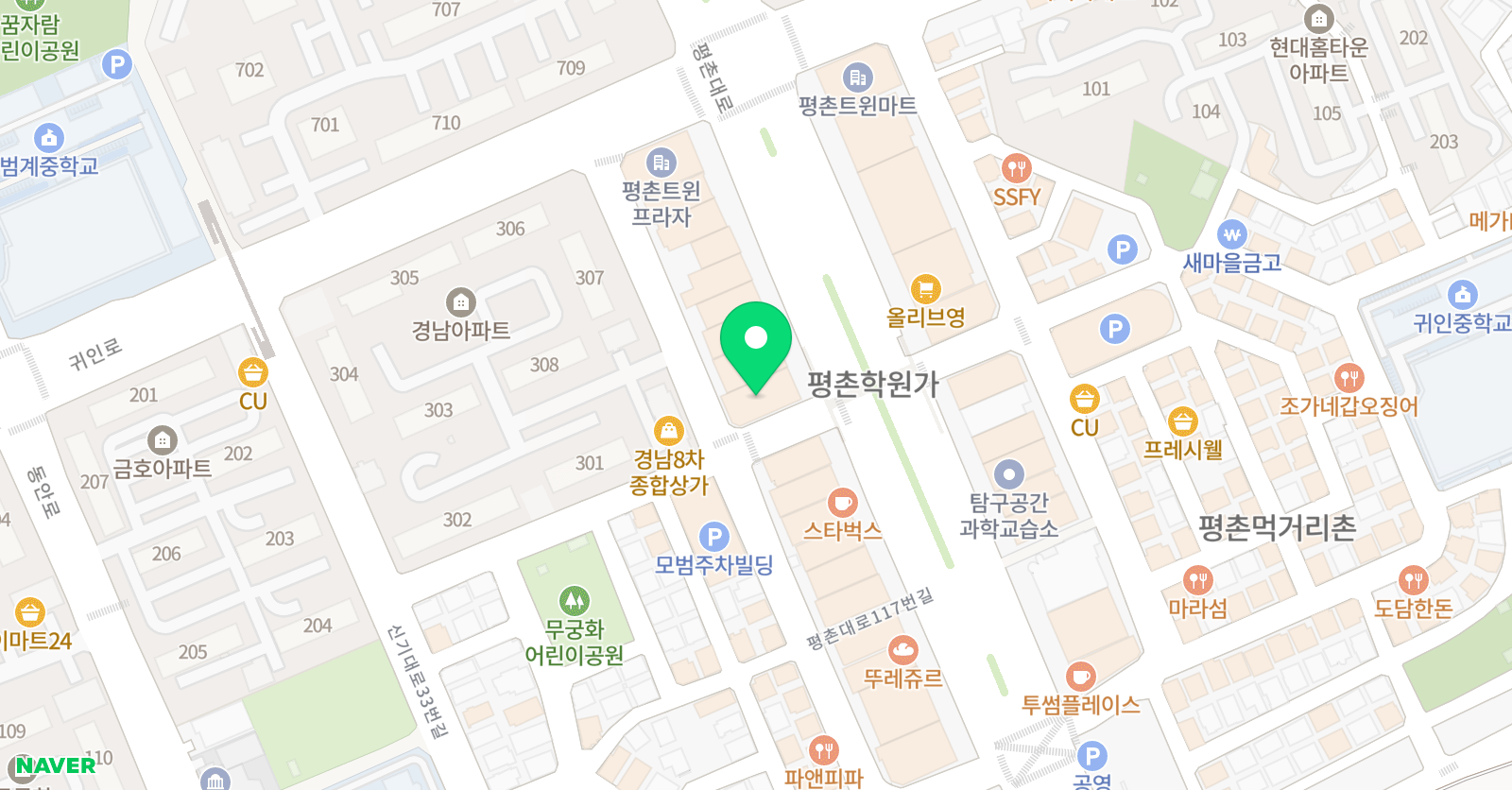 올피스 뮤직아카데미 위치