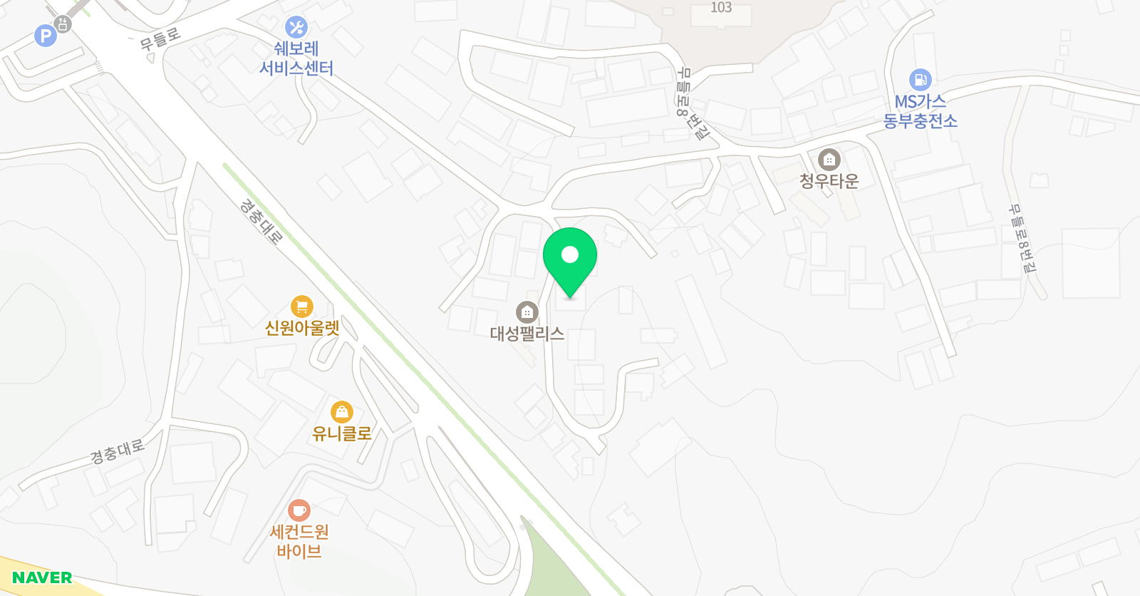 AOC 축구센터 위치