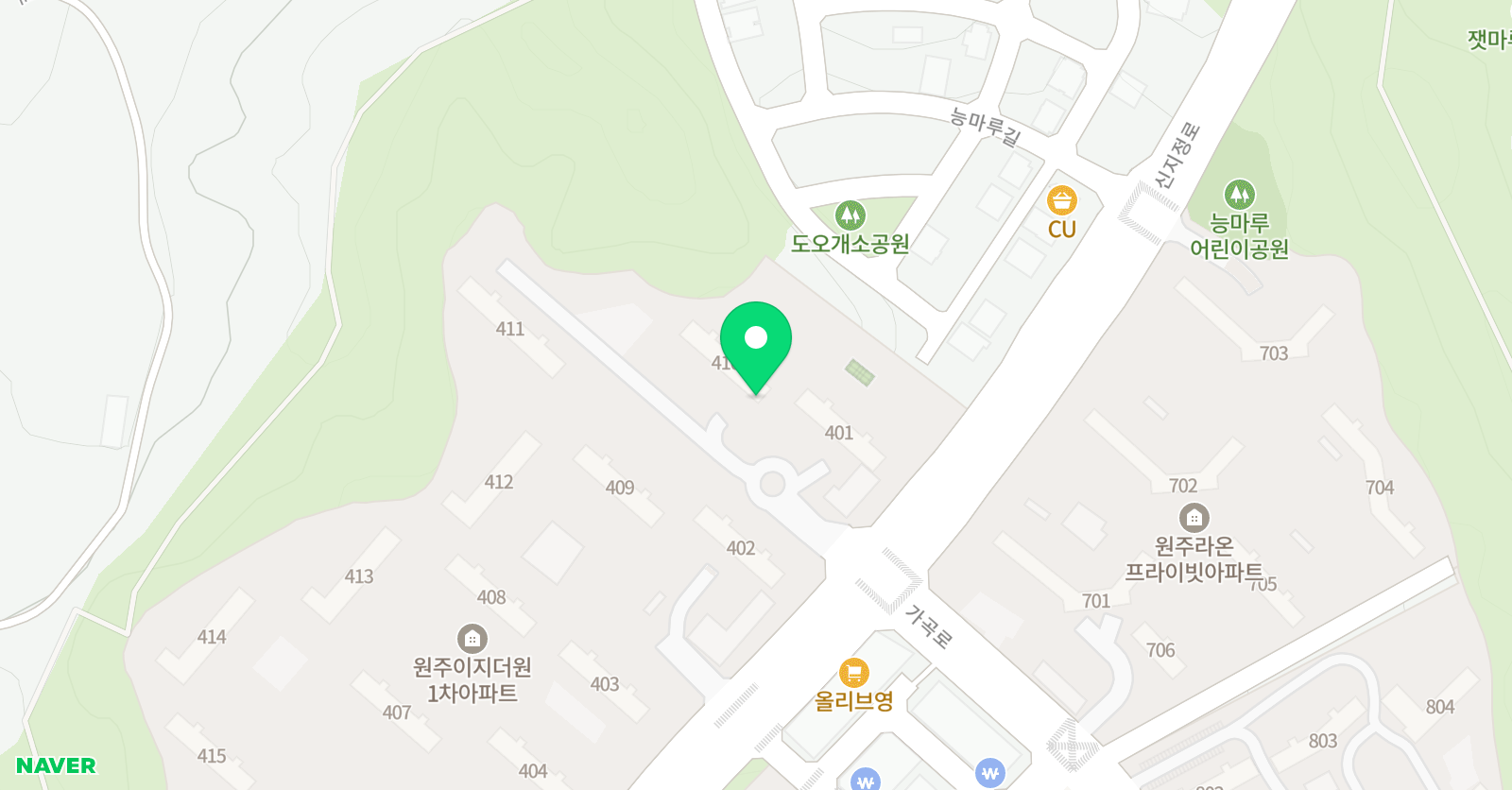 심플 영어 위치