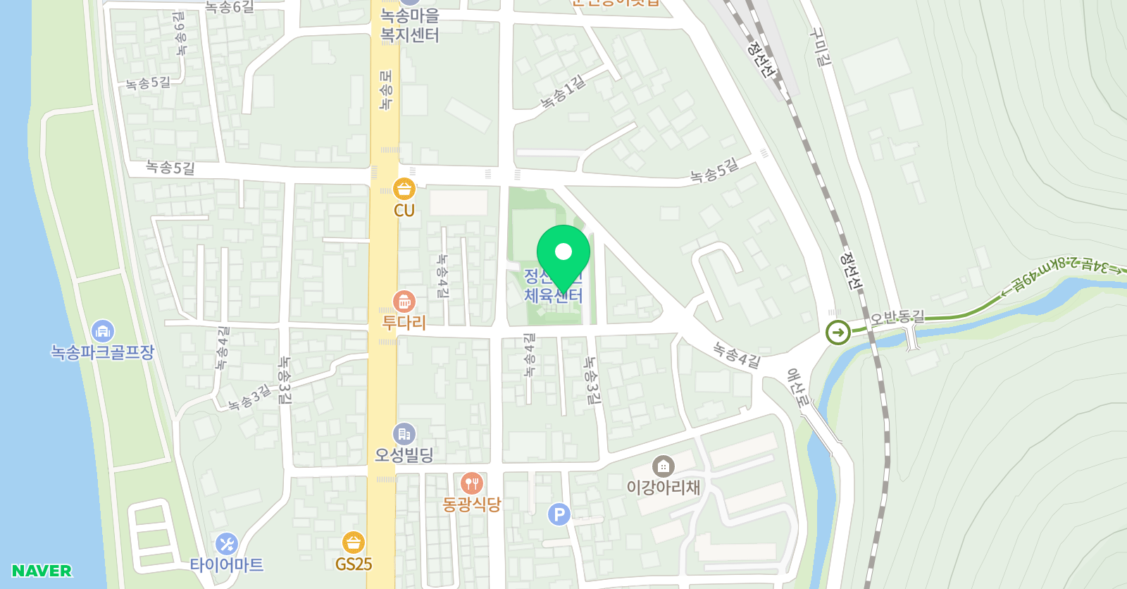 정선 실내수영장 위치