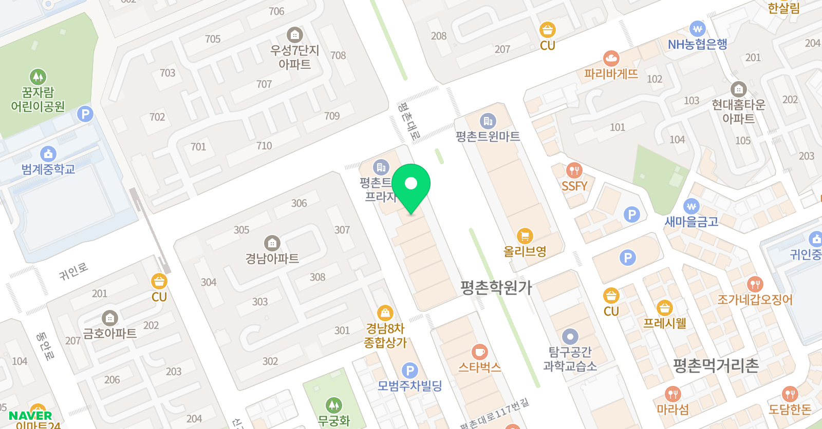 최강탑 수학 본관 위치
