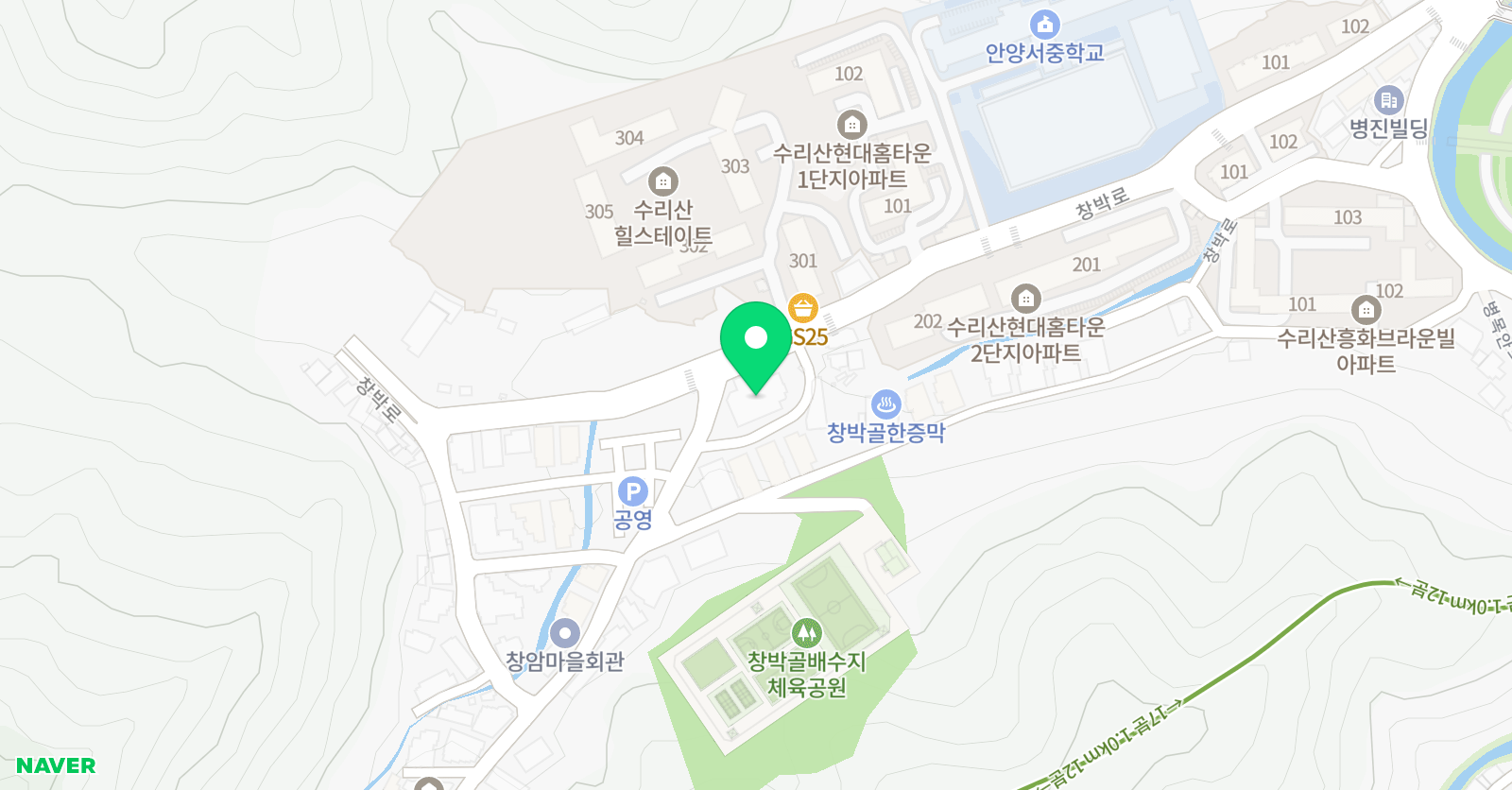 뜰마루 미술학원 위치