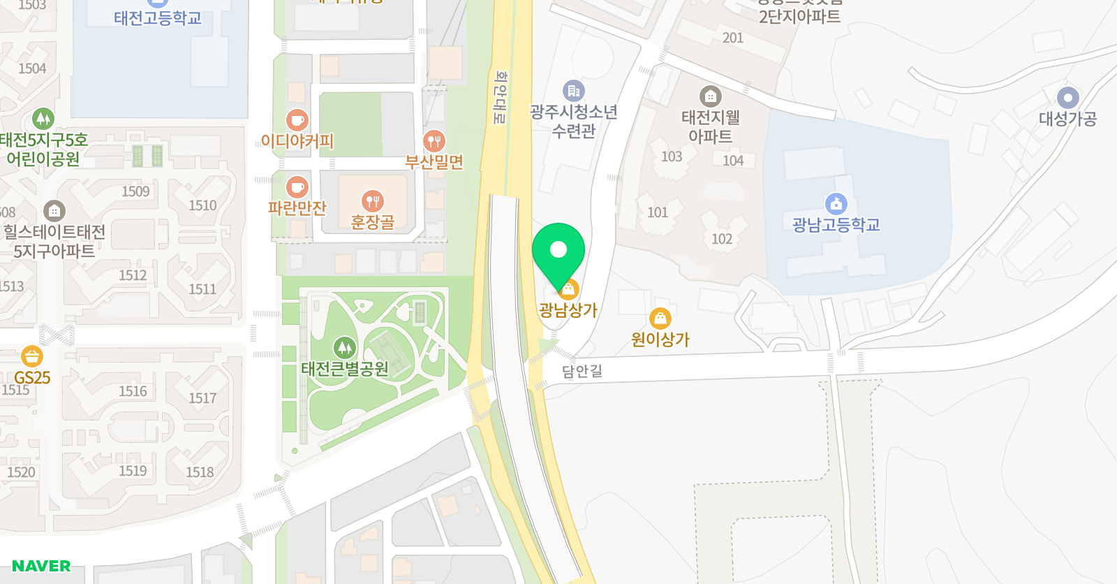 스카이 학원 위치