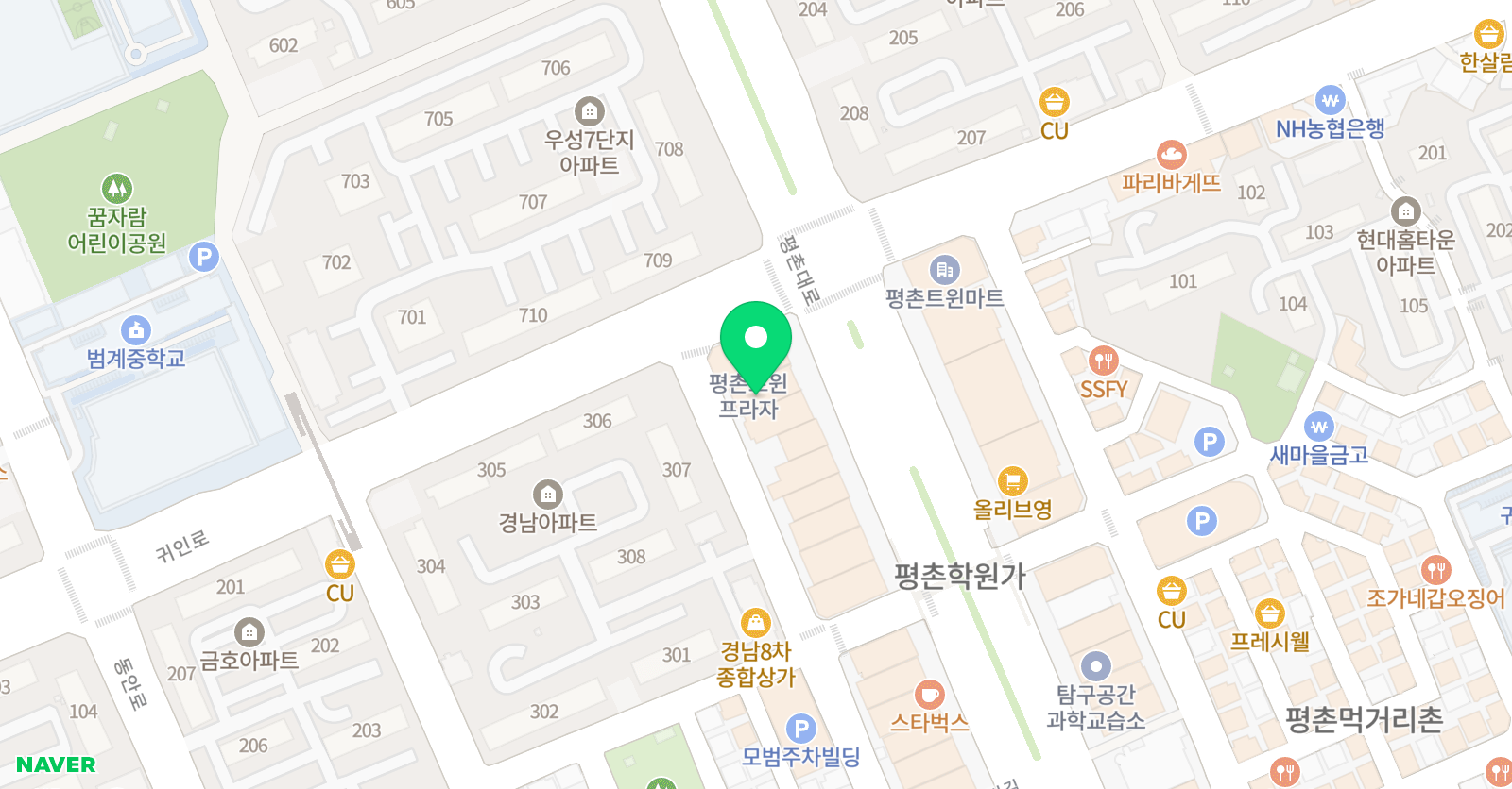 링구아틴즈 어학학원 위치