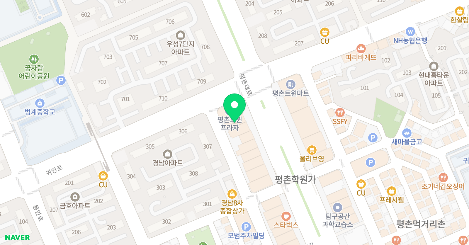 이안 학원 위치