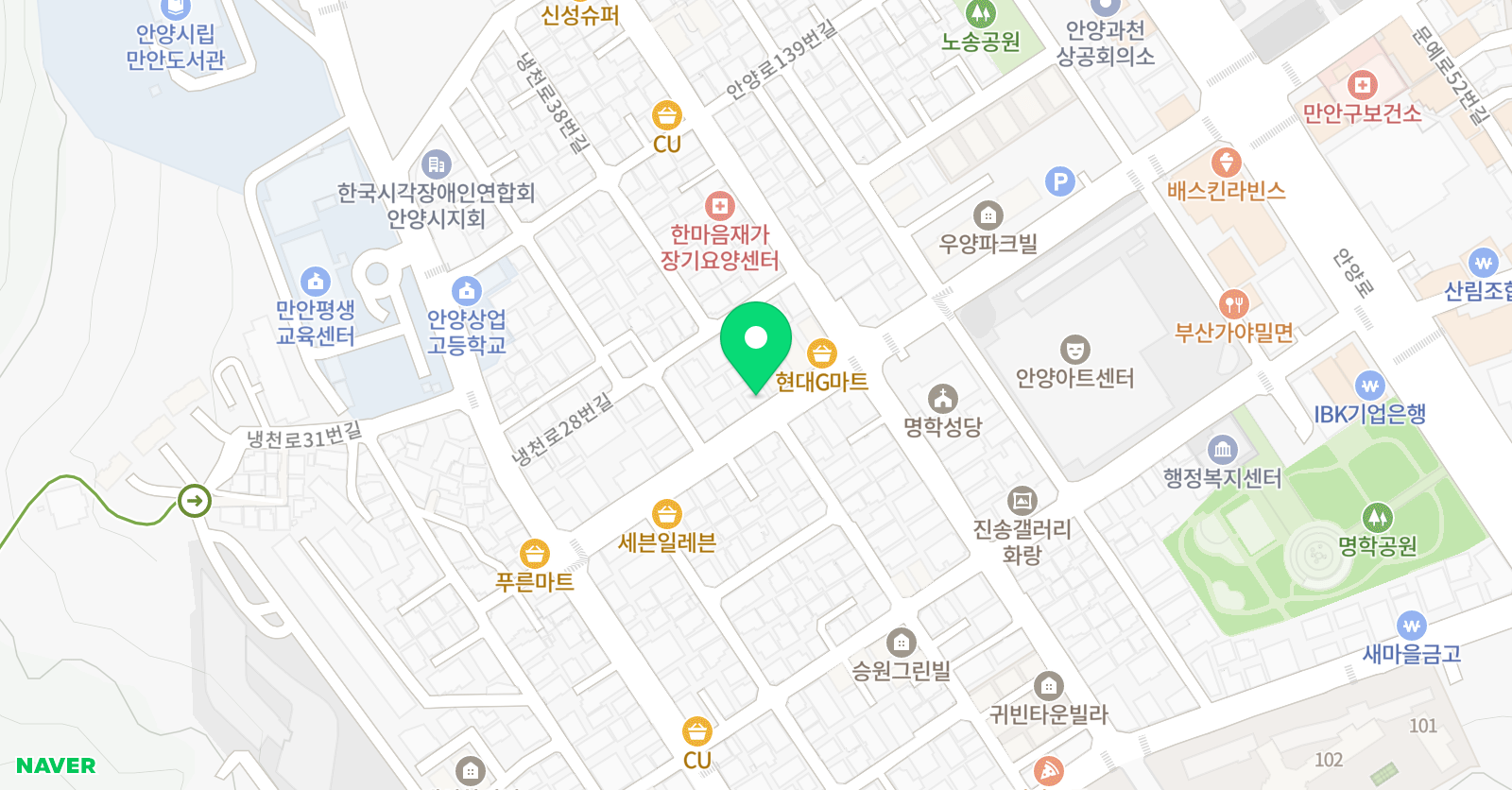 헤세드잉글리쉬 영어교습소 위치
