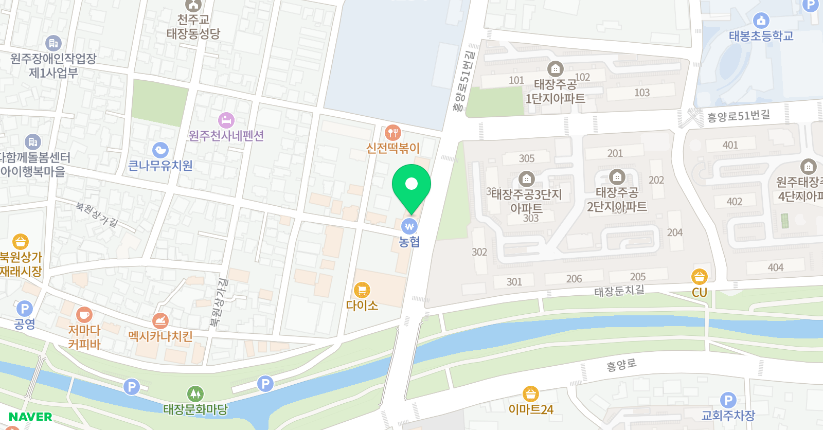태장 청학 무에타이 위치