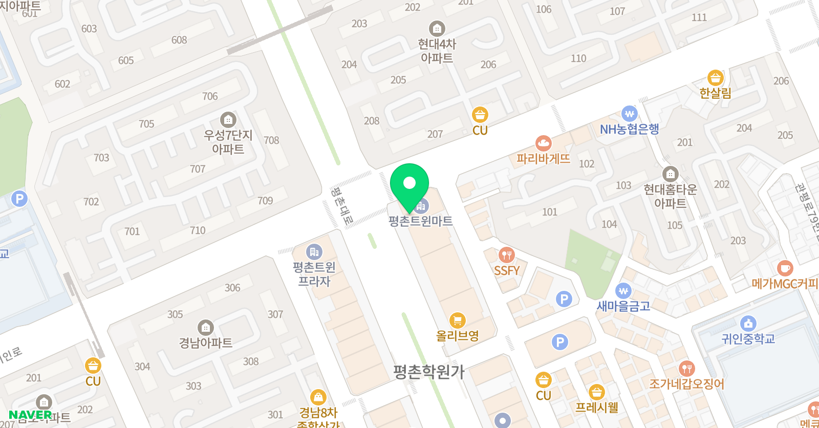 에녹 실용음악학원 위치