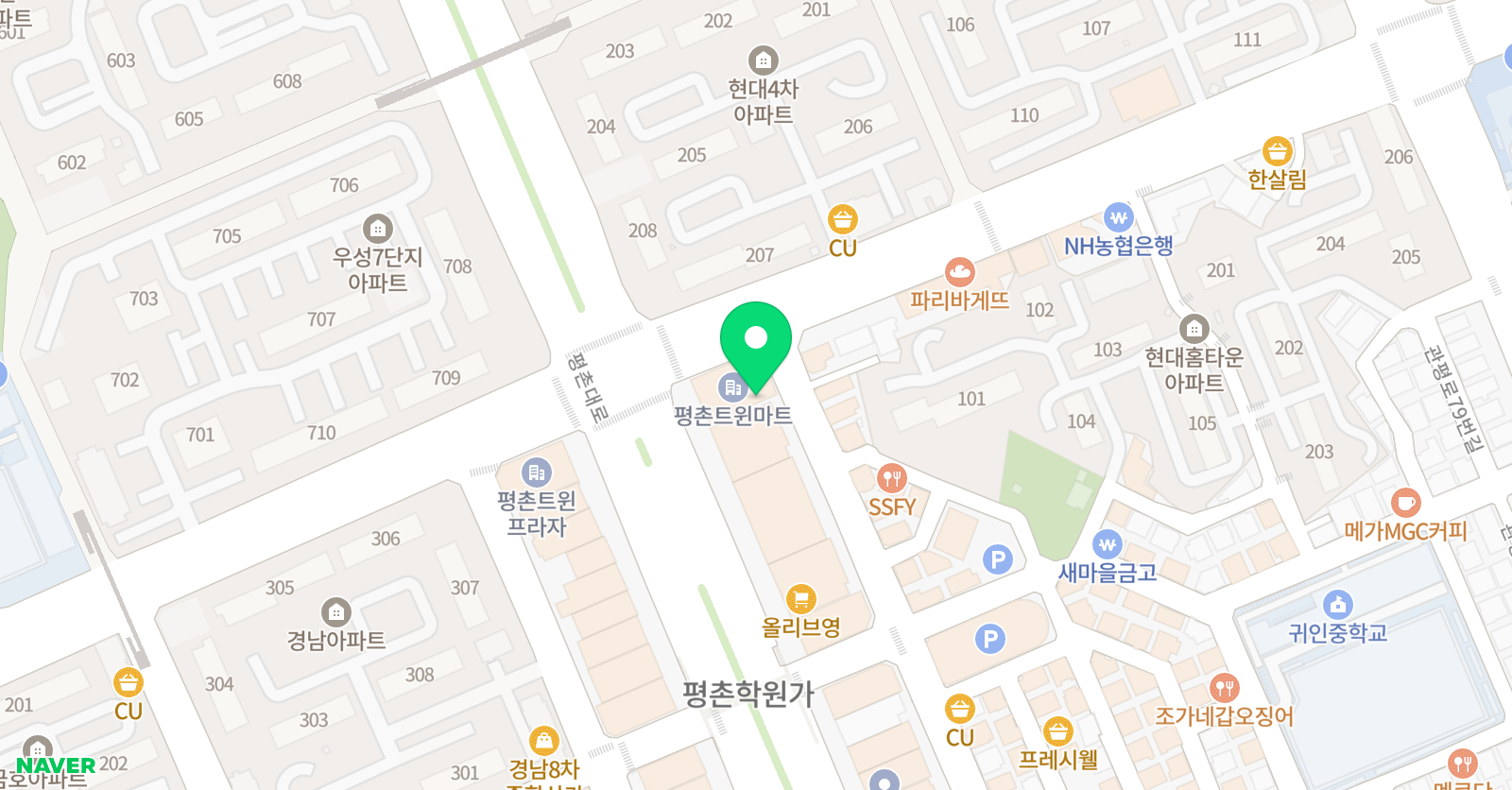 아르떼 음악교습소 위치