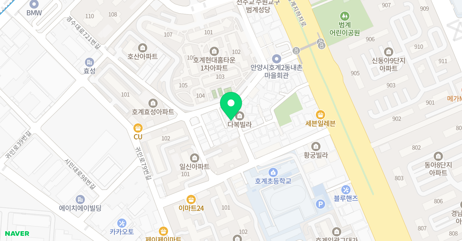JY 영어교습소 위치