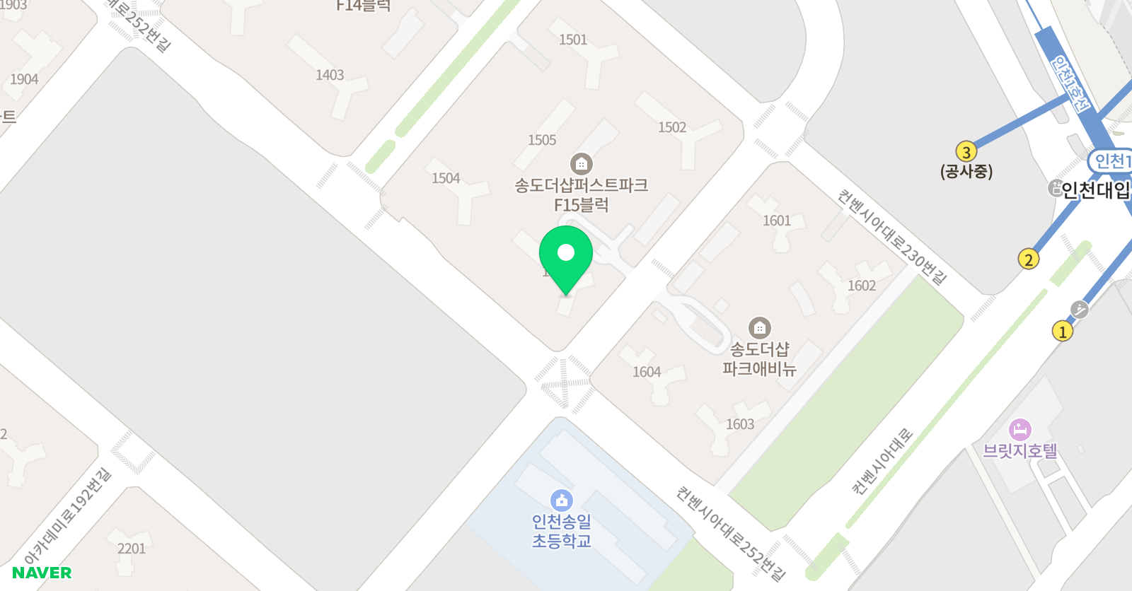 삼성 영어 송도퍼스트파크학습관 위치