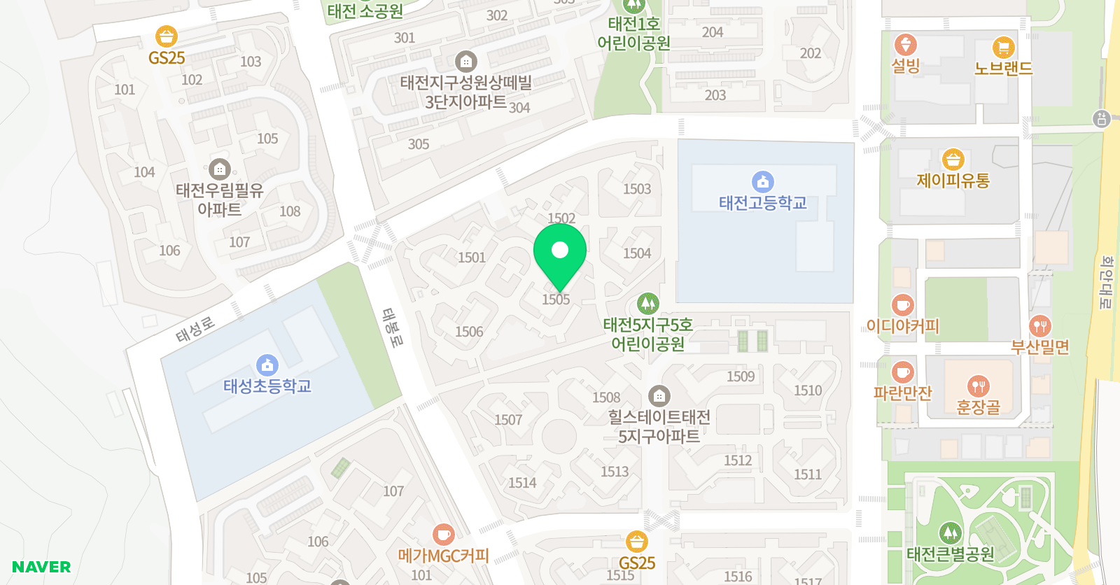 좋은습관 연세 공부방 위치