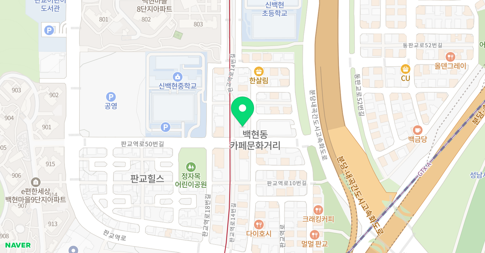 수학, 마음에 담다 위치