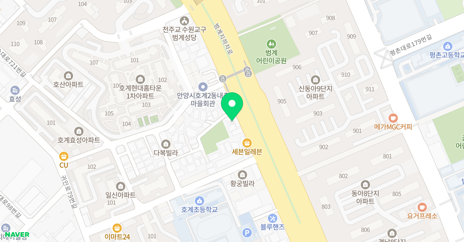 케이투 수학전문학원 위치