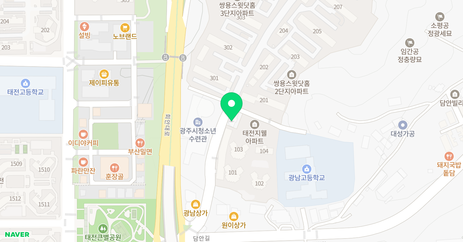 뉴패러다임 학원 위치