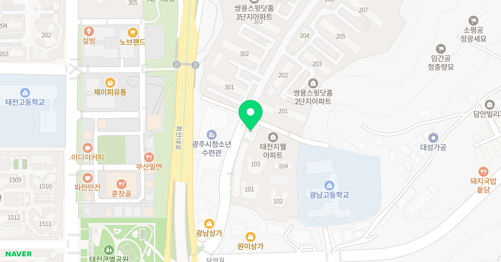 별의공작소 미술학원 위치