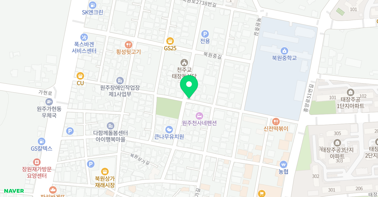 유탑 학원 위치