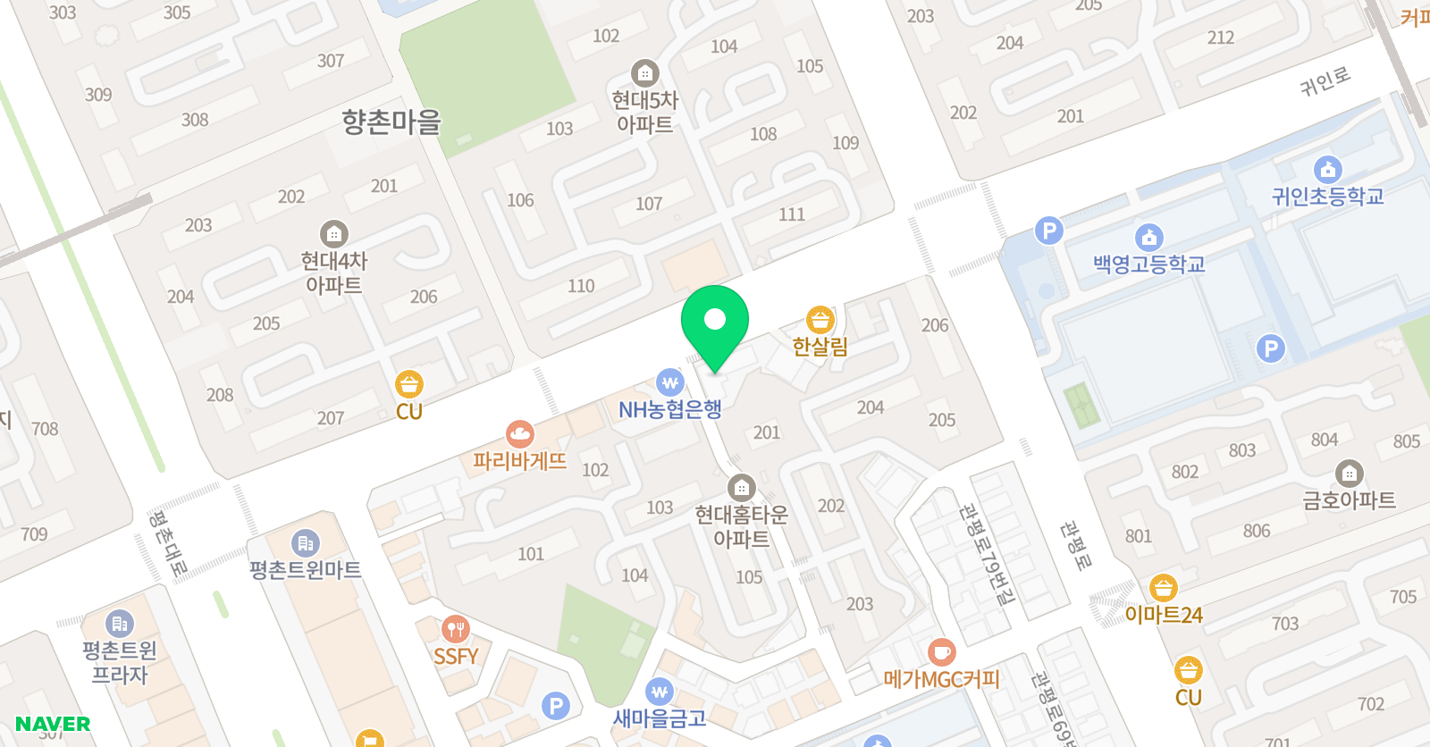 아트앤스토리 미술학원 위치