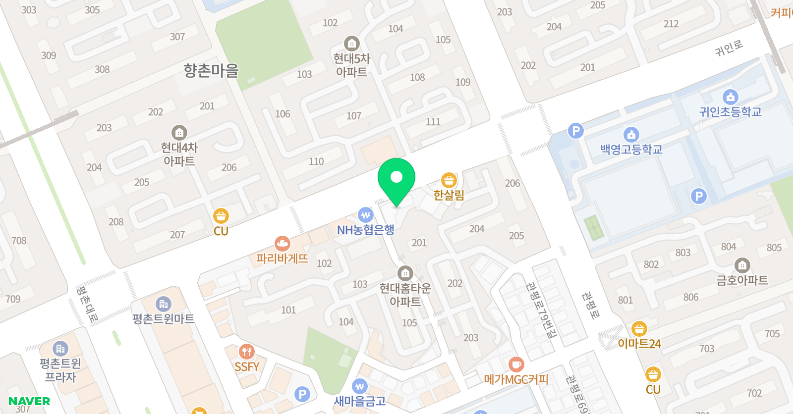 리드앤톡영어독서어학원 위치