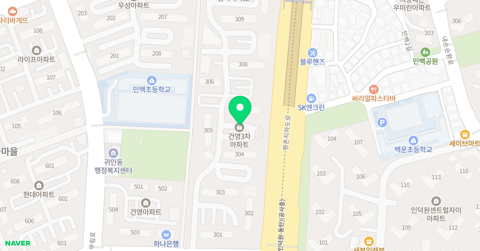 꿈마을 음악학원 위치