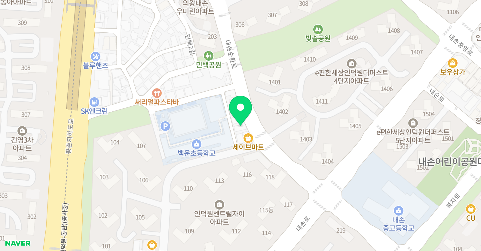 피아노로생각하는음악학원 위치