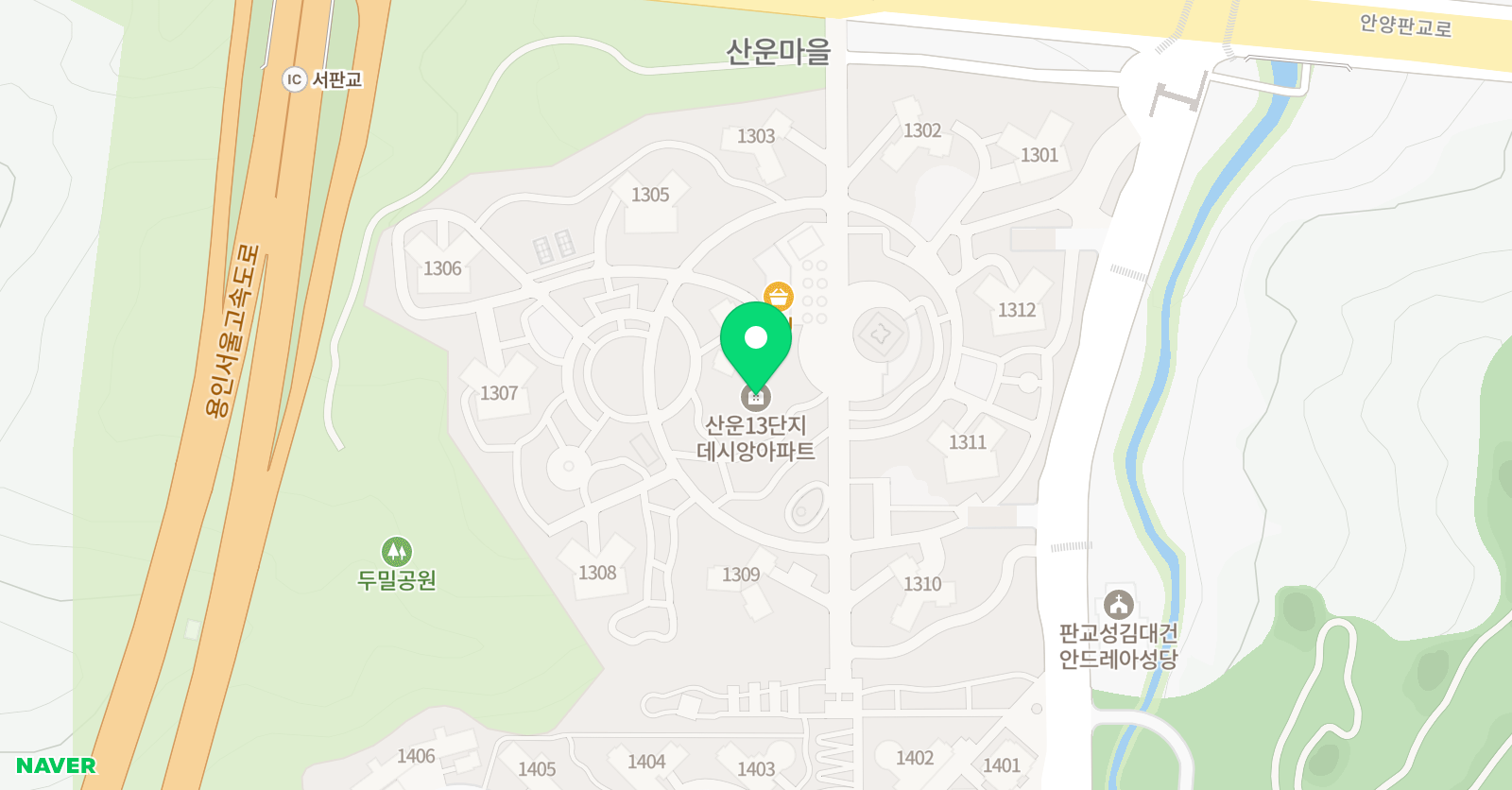 신기한라운지 산운라운지영어센터 위치