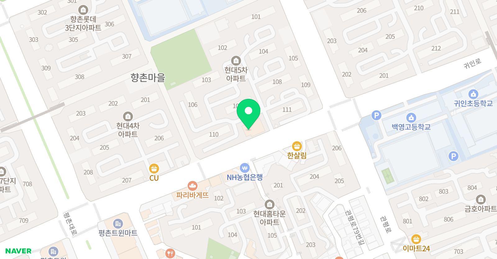 용인대멘토 태권도 위치