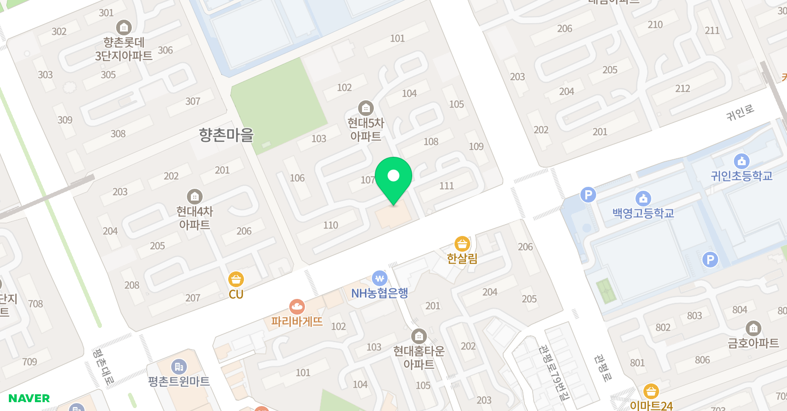 플레이팩토 향촌현대 위치