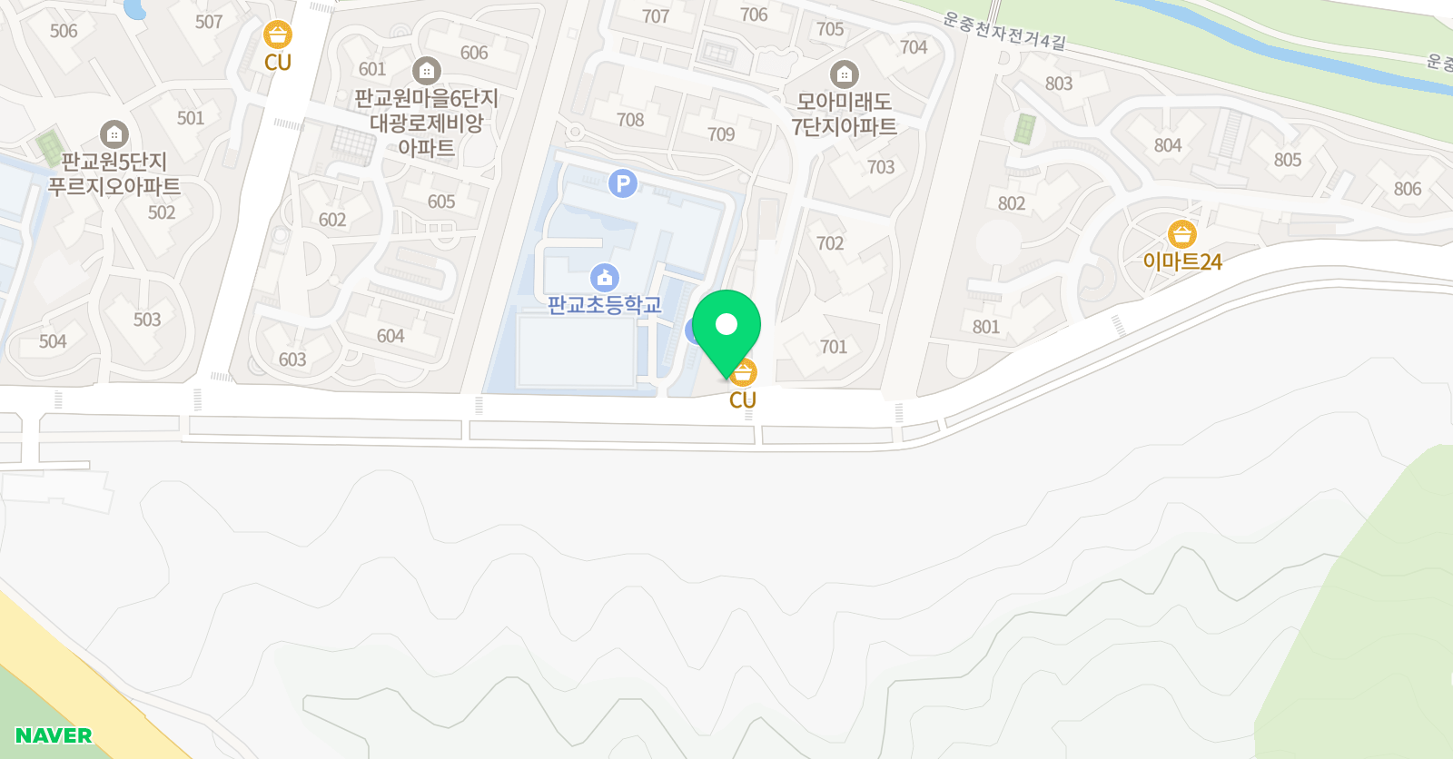 링키영어 원마을판교초티파니점 위치