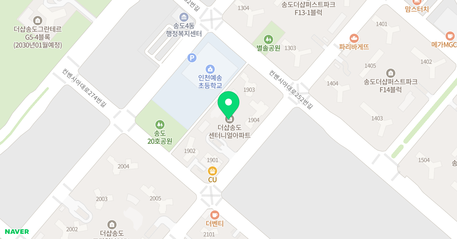 스마트해법 수학 센터니얼점 위치