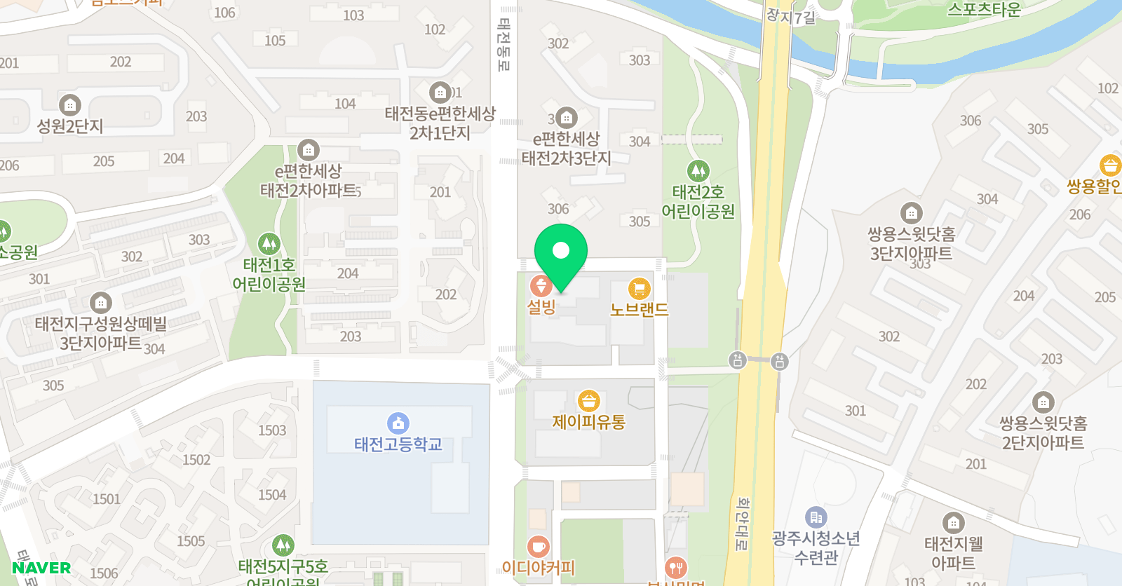강남프라임 학원 위치