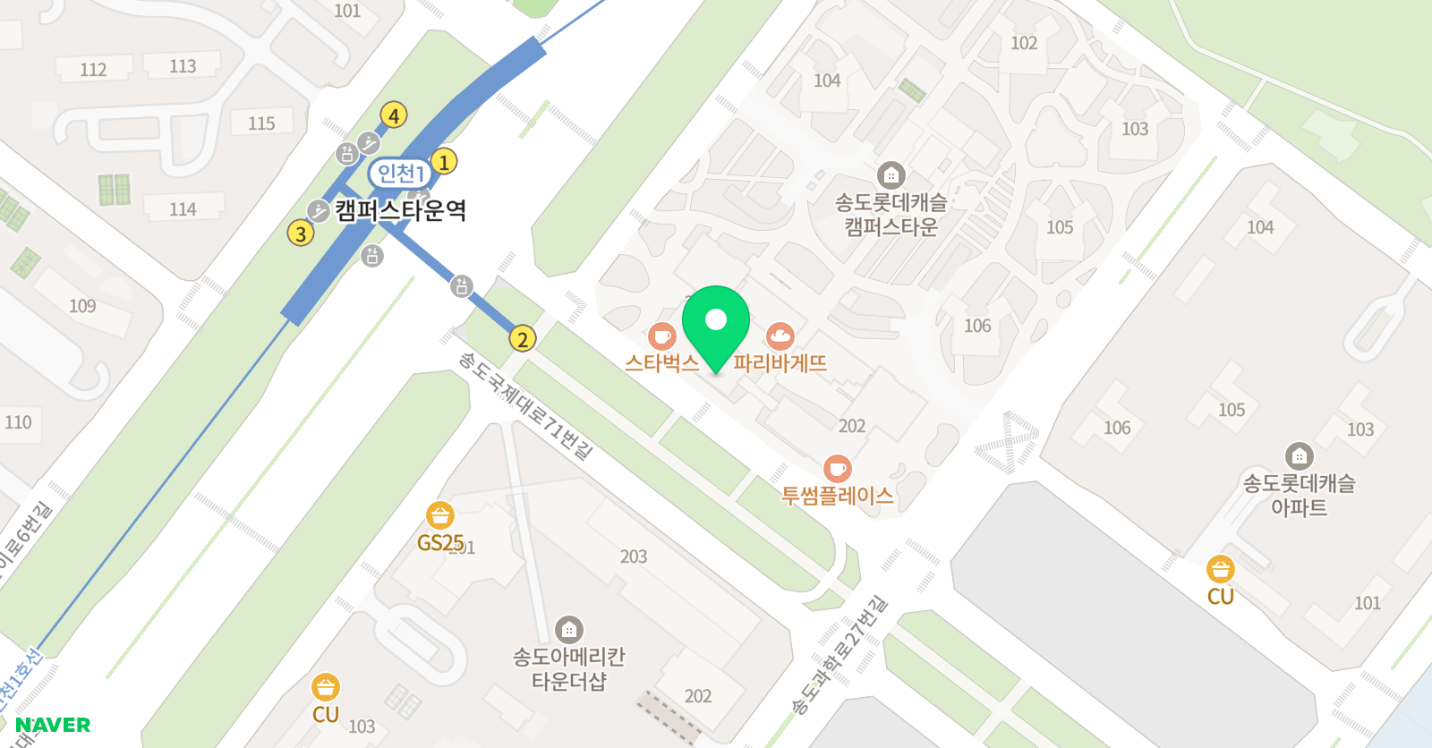 캠타 영재음악학원 위치