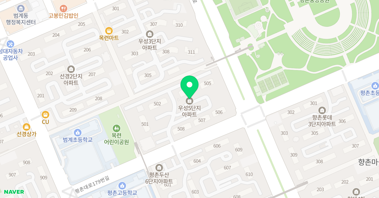 쭈니 영어 위치