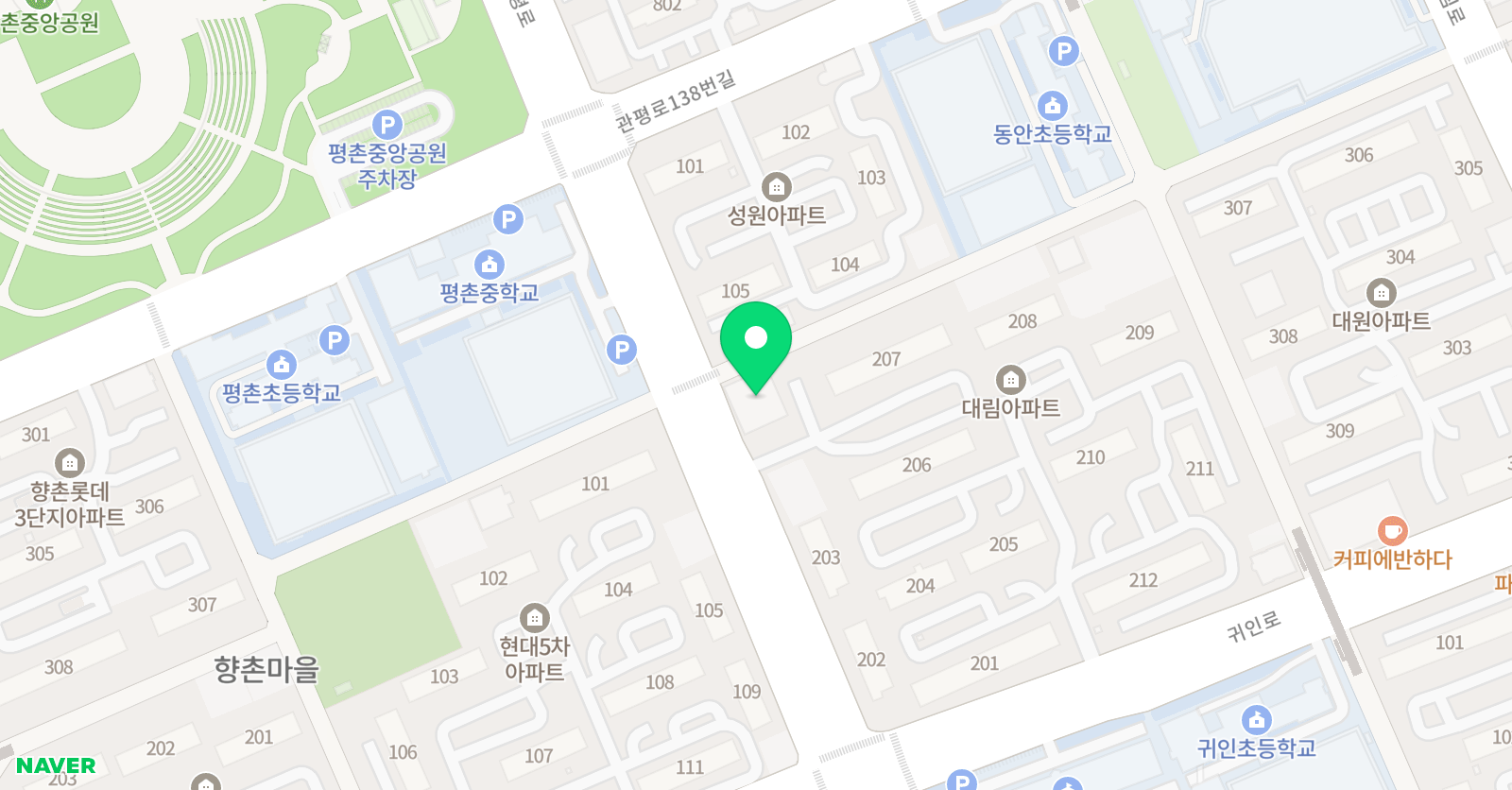 에이블 수학삼성영어 평촌학원 위치