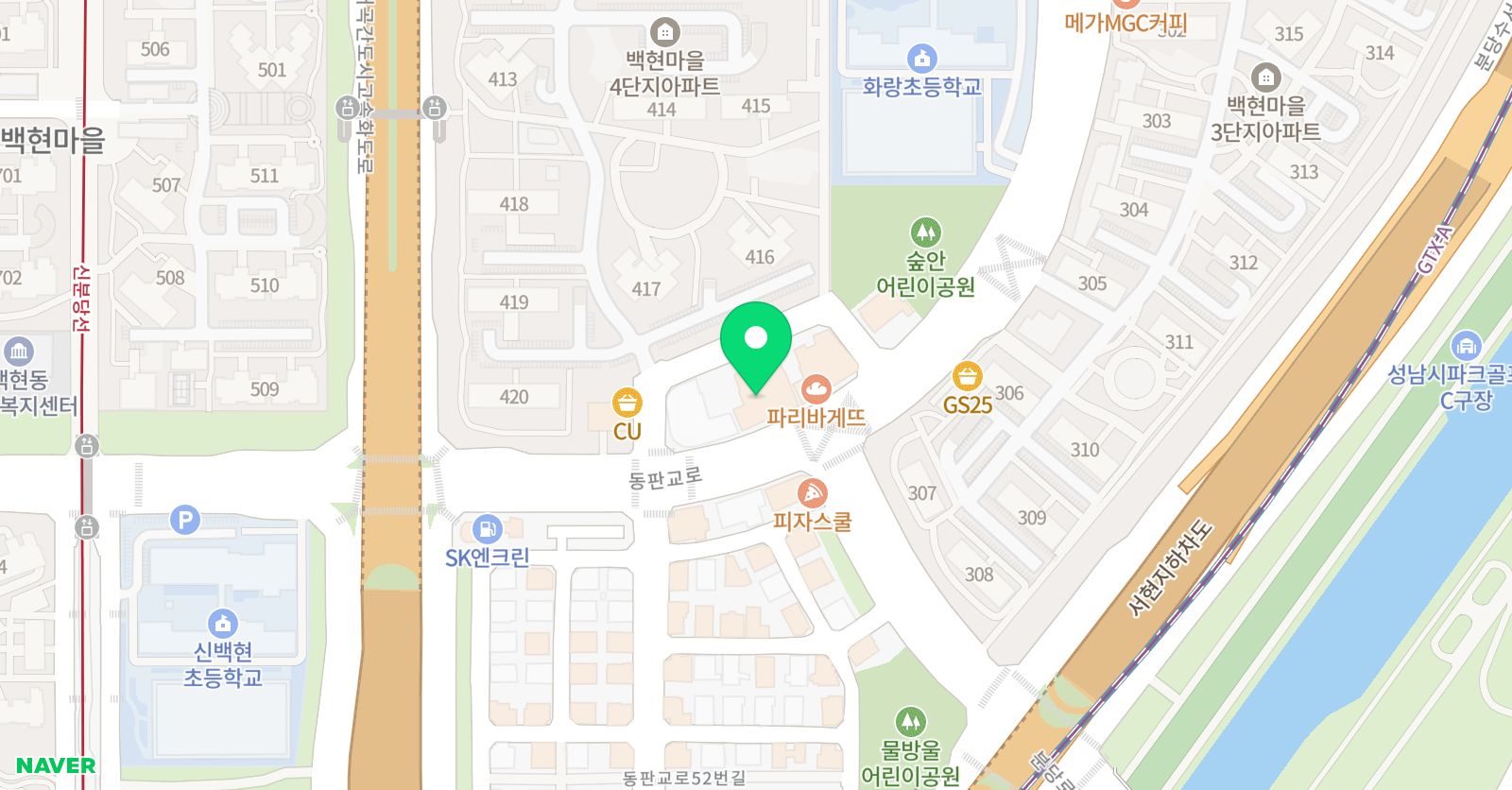 미라인 발레학원 위치
