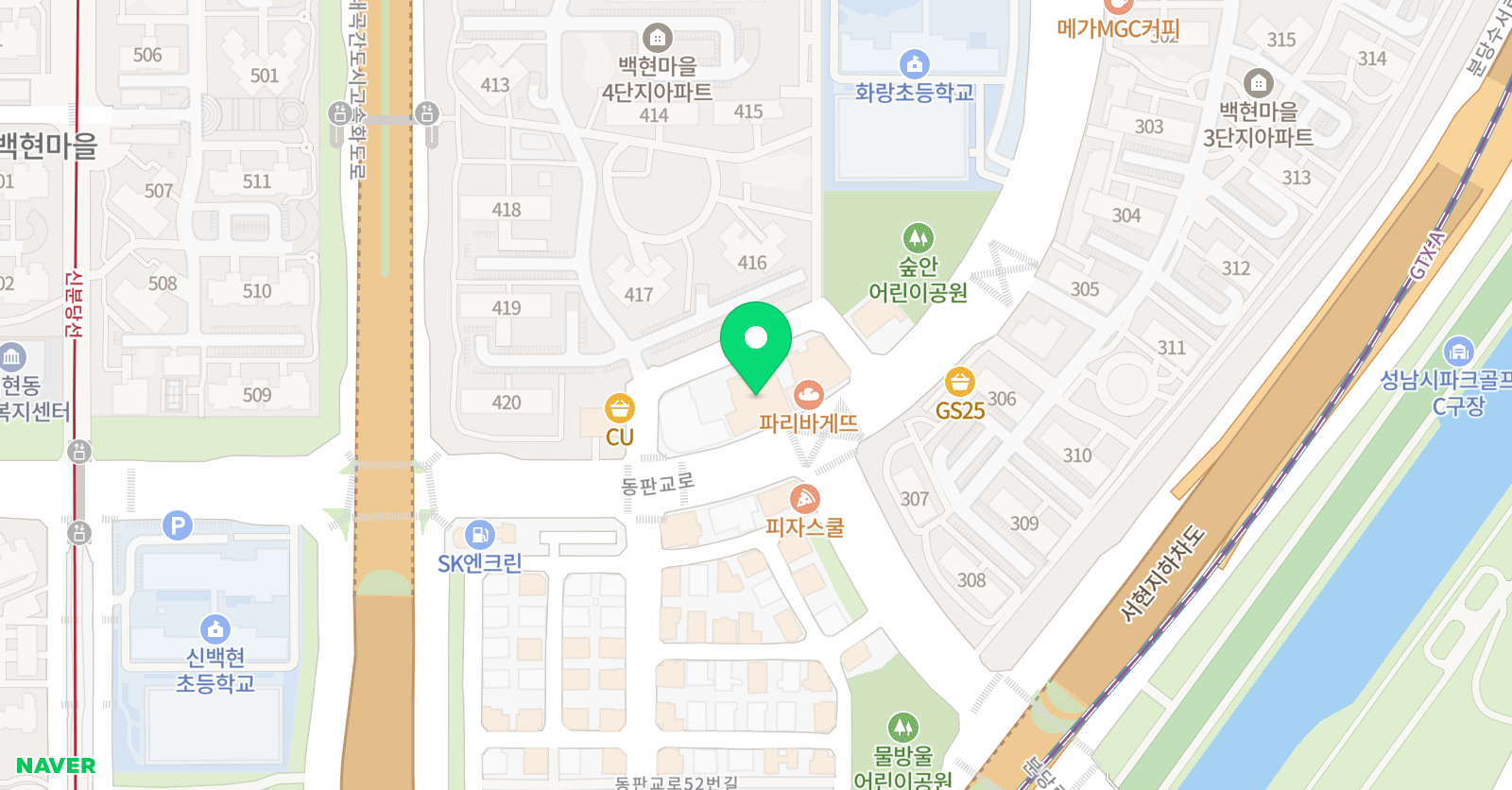 젠플러스 학원 위치