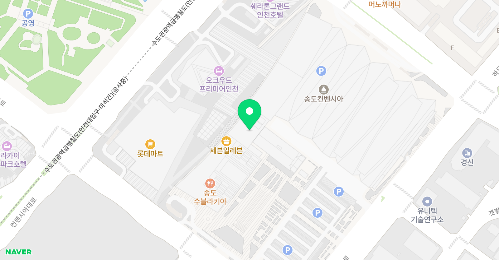 블루라군 송도컨벤시아점 위치